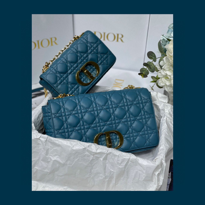 Dior Caro Bag Indigo Blue DM8016