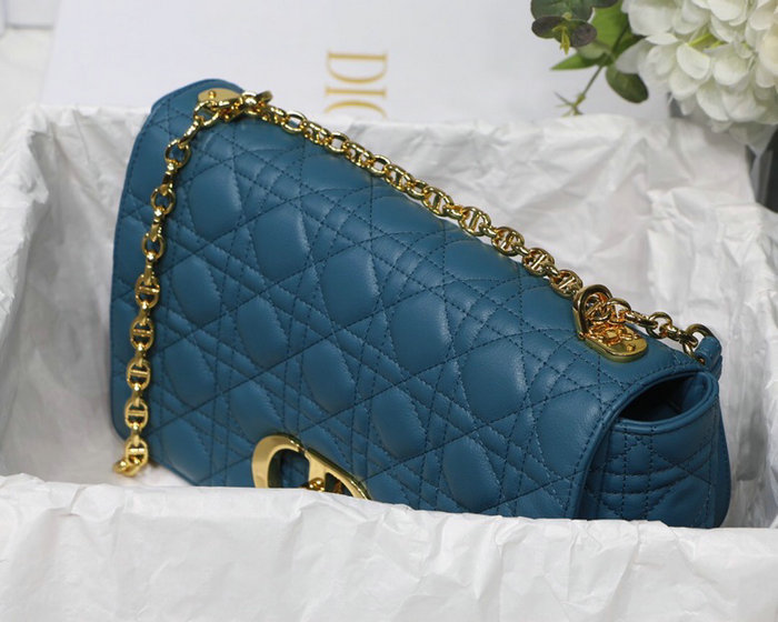 Dior Caro Bag Indigo Blue DM8016