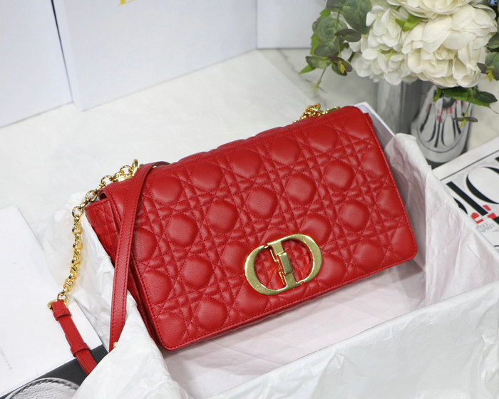 Dior Caro Bag Red DM8016