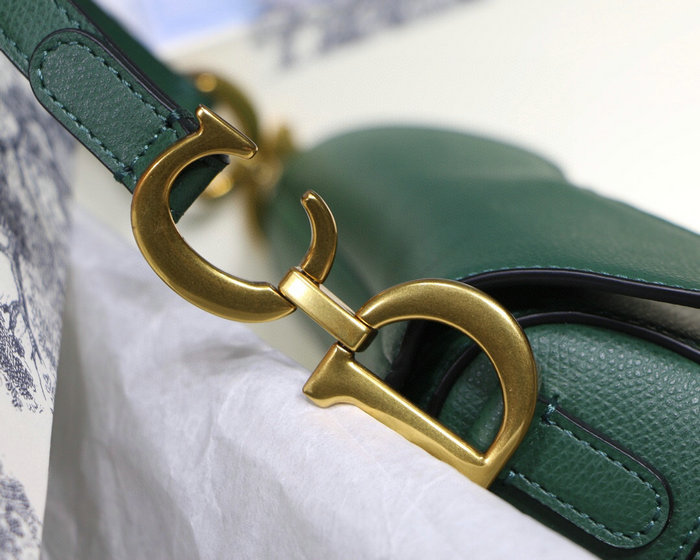 Dior Grained Calfskin Saddle Bag Green M9001