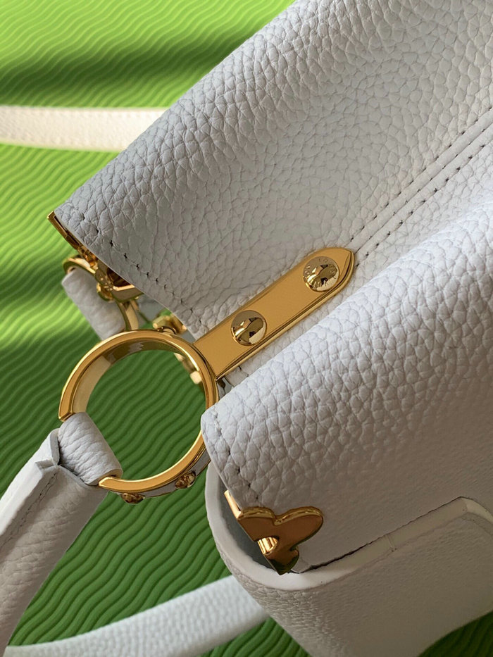 Louis Vuitton CAPUCINES BB White M55235