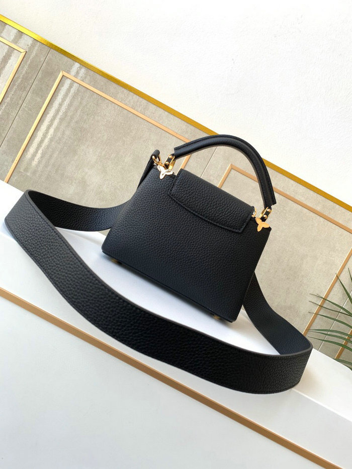 Louis Vuitton CAPUCINES MINI Black M56669