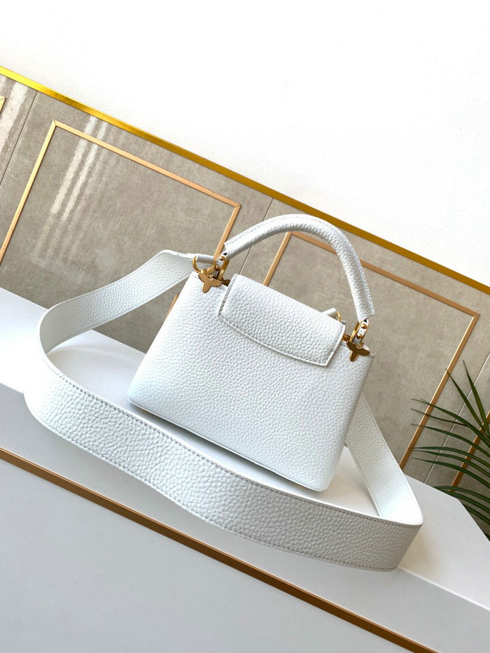 Louis Vuitton CAPUCINES MINI White M56669