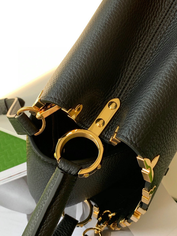 Louis Vuitton CAPUCINES MM Black M54663