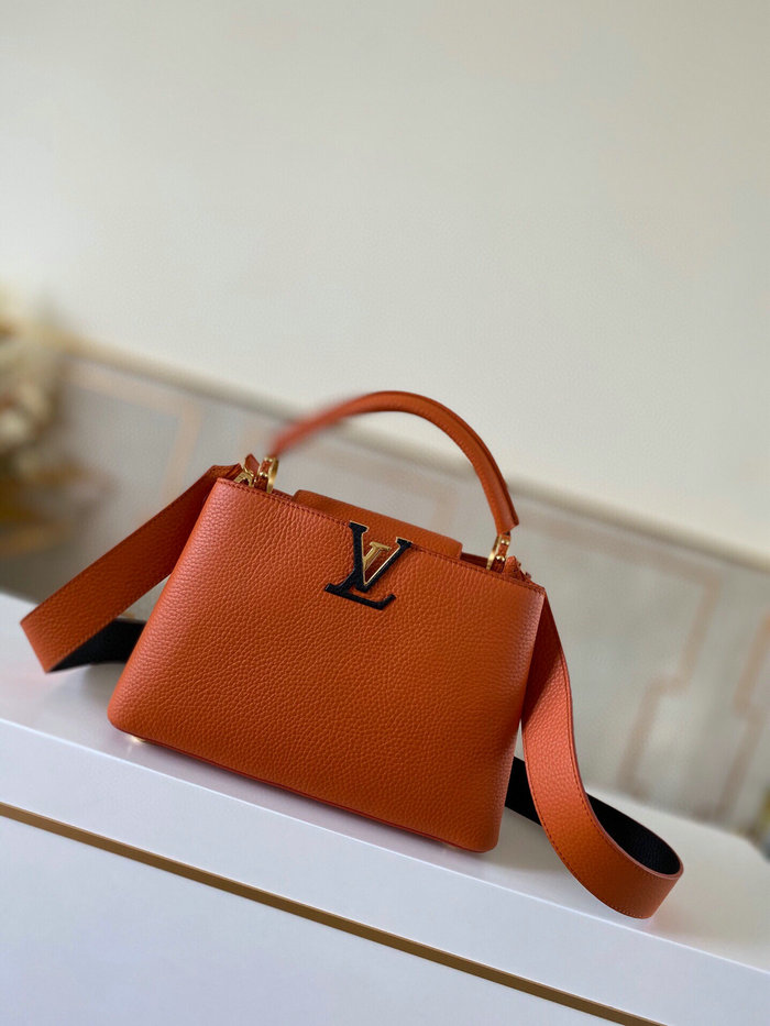 Louis Vuitton Capucines BB Orange&Black M53963