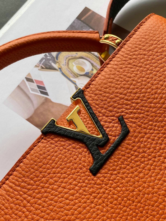 Louis Vuitton Capucines BB Orange&Black M53963