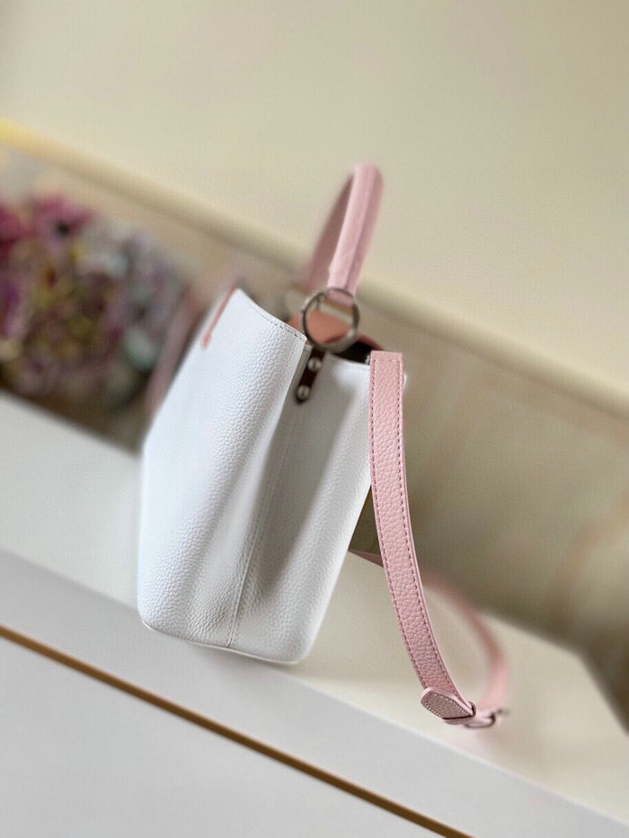 Louis Vuitton Capucines BB White M53963