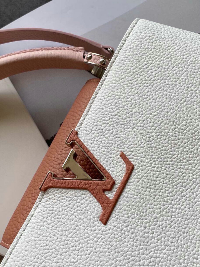 Louis Vuitton Capucines BB White M53963