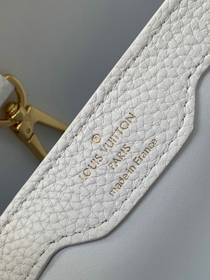 Louis Vuitton Capucines BB White M94517