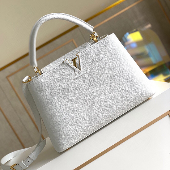 Louis Vuitton Capucines BB White M94517