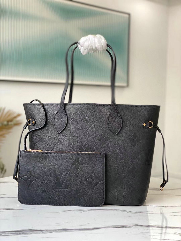 Louis Vuitton Neverfull MM Tote Bag Black M45684