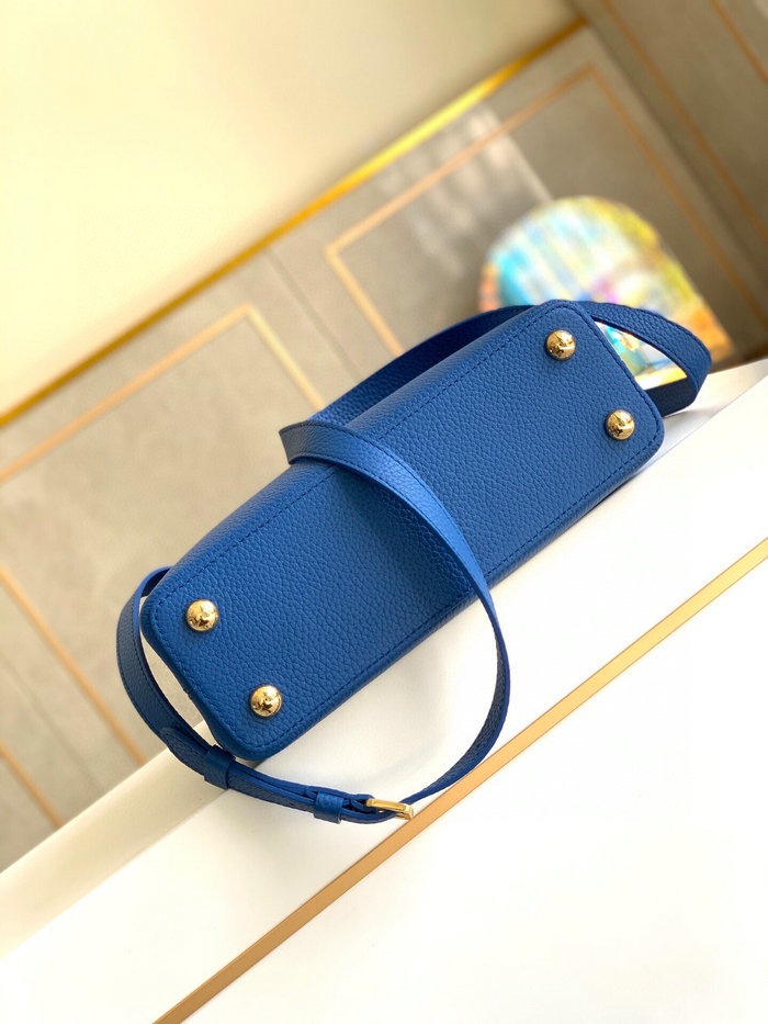 Louis Vuitton Taurillon Leather Capucines BB Blue M97980