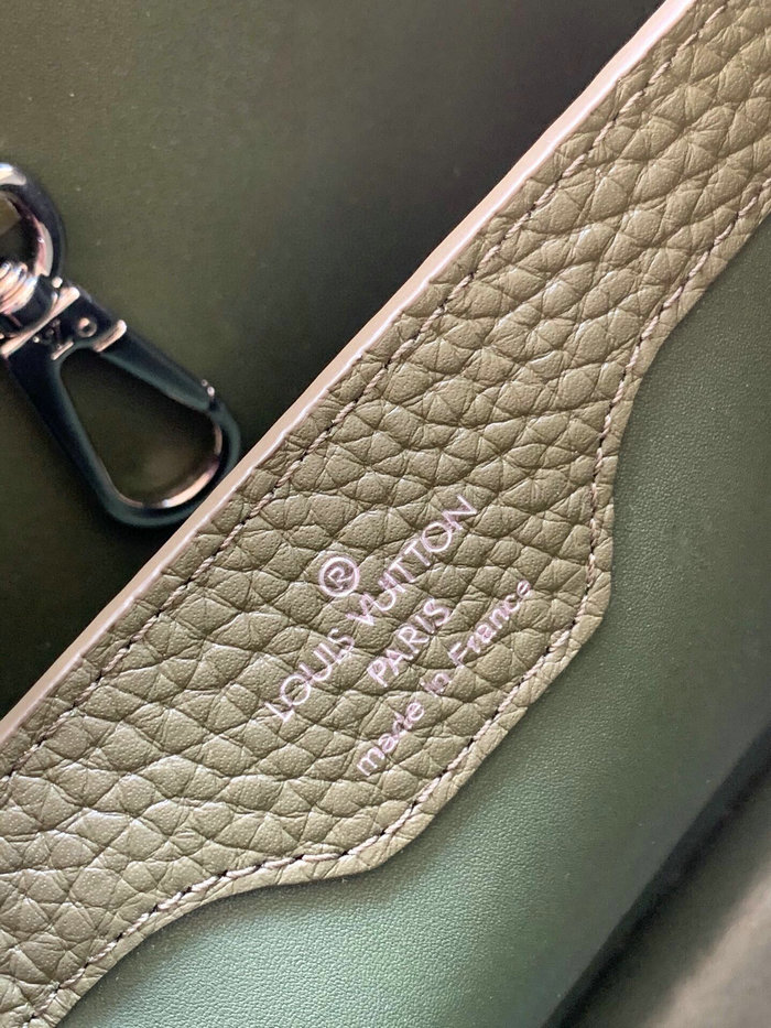 Louis Vuitton Taurillon Leather Capucines BB Green M97980