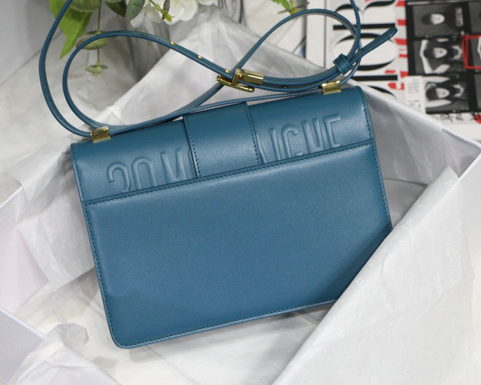 Dior 30 Montaigne Calfskin Bag Blue M9030