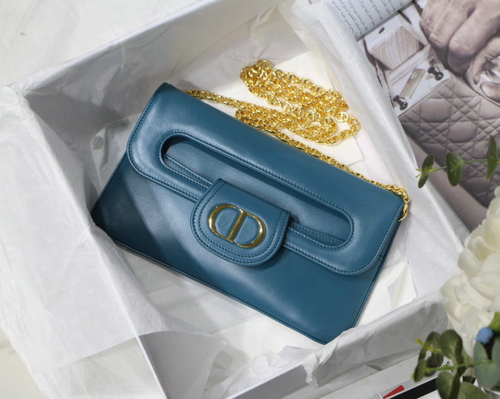 Dior Medium Diordouble Bag Blue M8018