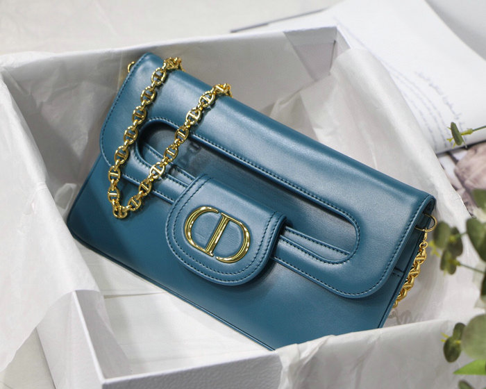 Dior Medium Diordouble Bag Blue M8018