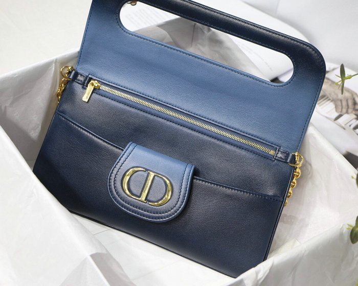 Dior Medium Diordouble Bag Deep Blue M8018