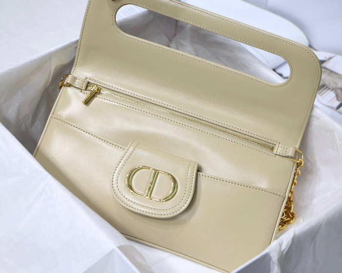 Dior Medium Diordouble Bag White M8018