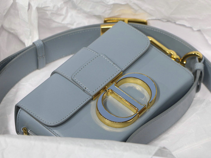 Dior Smooth Calfskin 30 Montaigne Box Bag Skyblue M9032