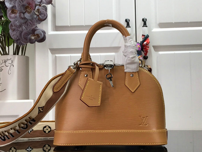 Louis Vuitton Epi Leather Alma BB Brown M57426