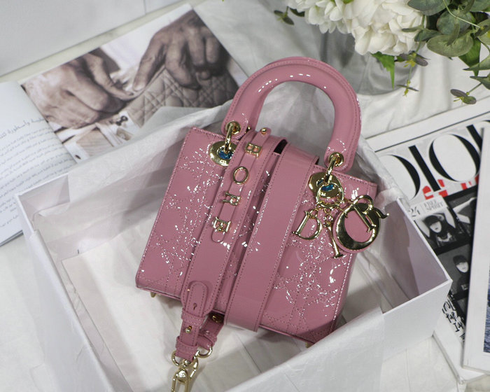 My Lady Dior Patent Bag Light Pink M8001