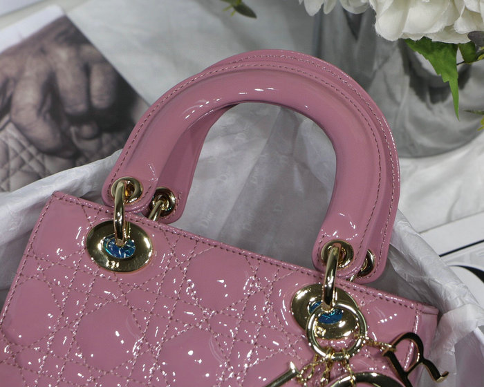 My Lady Dior Patent Bag Light Pink M8001