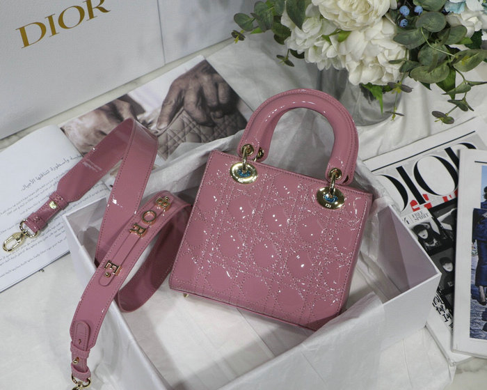 My Lady Dior Patent Bag Light Pink M8001