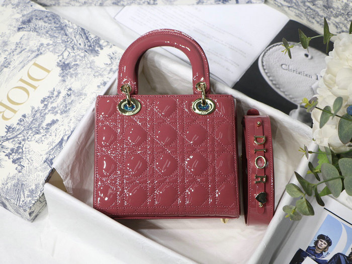 My Lady Dior Patent Bag Pink M8001