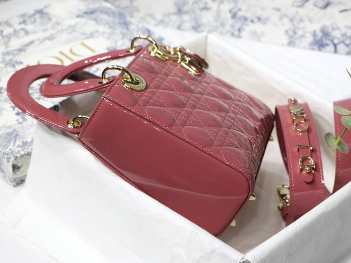 My Lady Dior Patent Bag Pink M8001