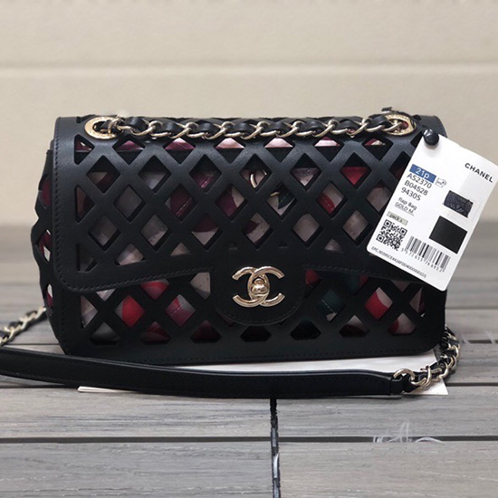 Chanel Flap Bag Black AS2370