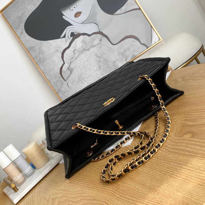 Chanel LARGE SHOPPING BAG Black AS2360