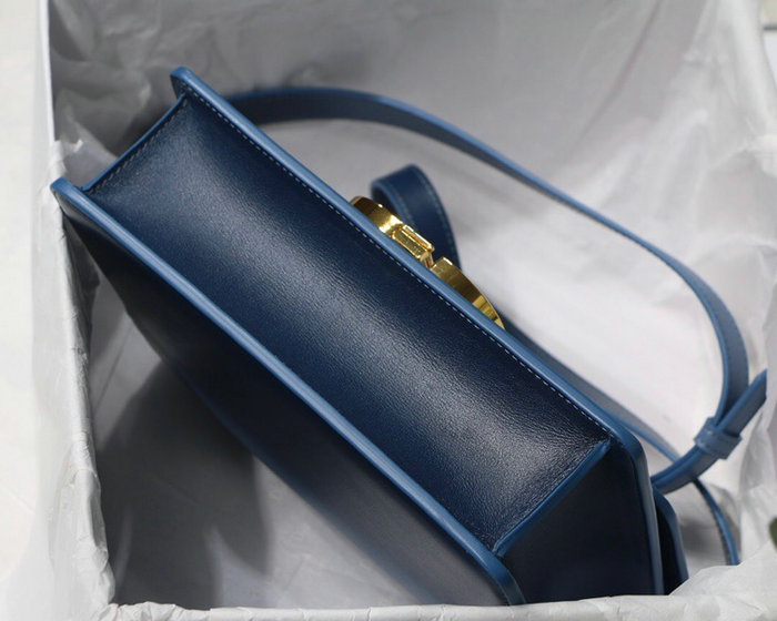 Dior 30 Montaigne Calfskin Bag Blue M90301