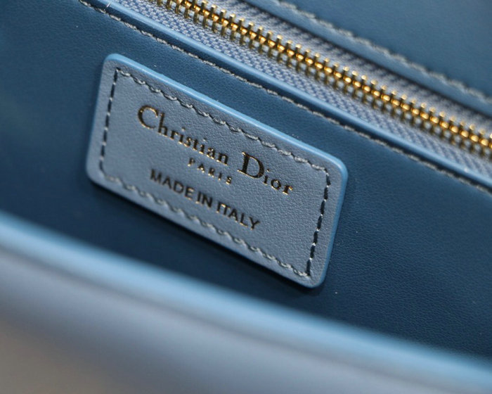 Dior 30 Montaigne Calfskin Bag Blue M90301