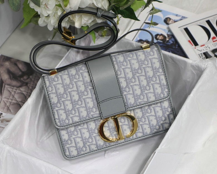 Dior 30 Montaigne Shoulder Bag Grey M9030