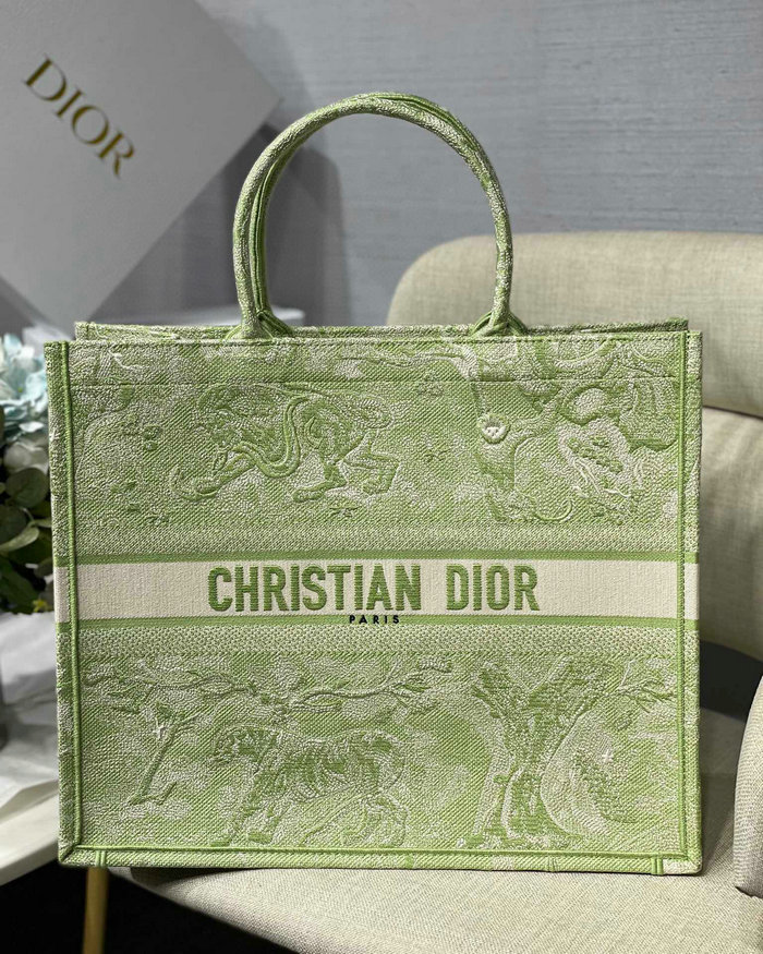 Dior Embroidered Canvas Book Tote M128662