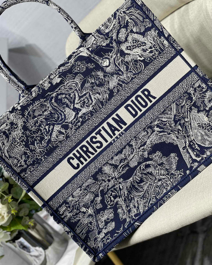 Dior Embroidered Canvas Book Tote M128664