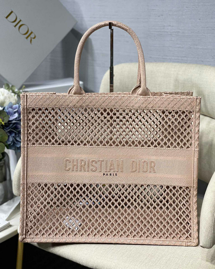 Dior Embroidered Canvas Book Tote M128666