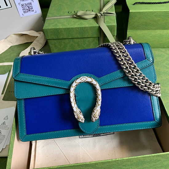 Gucci Dionysus Small Shoulder Bag Blue 400249