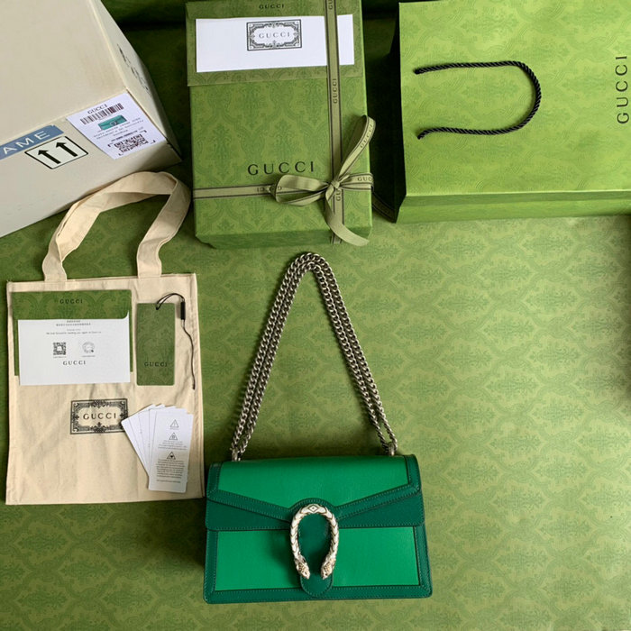 Gucci Dionysus Small Shoulder Bag Green 400249