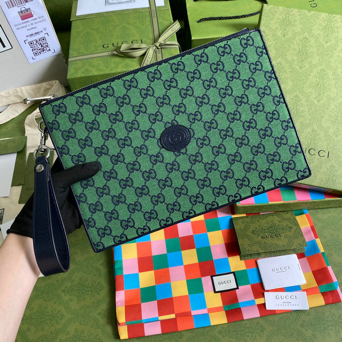 Gucci GG Pouch Green 657581