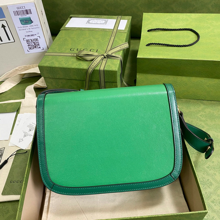 Gucci Horsebit 1955 Small Shoulder Bag Green 602204