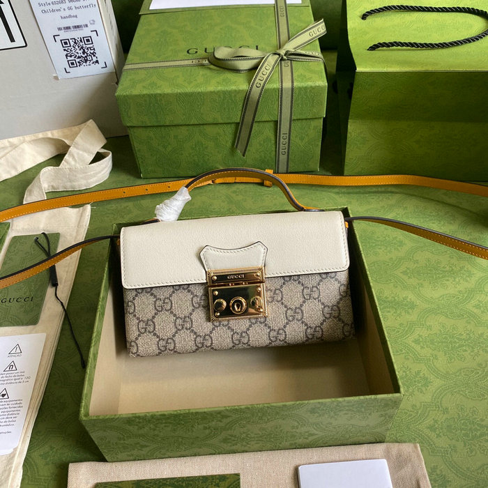 Gucci Padlock Mini Bag White 652683