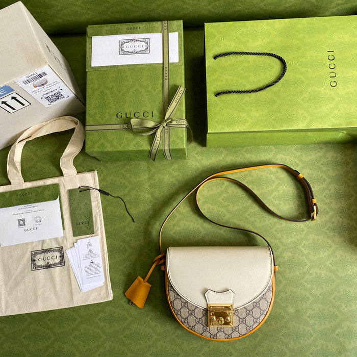 Gucci Padlock Small Shoulder Bag White 644524