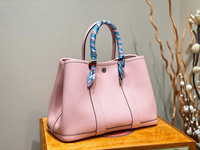 Hermes Leather Garden Party 30 36 Bag Pink HG30361