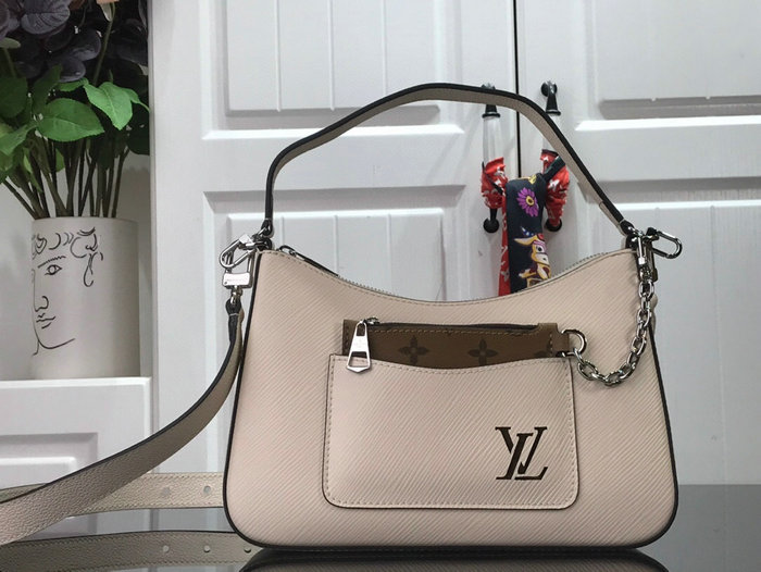 Louis Vuitton Epi Leather MARELLE White M80794