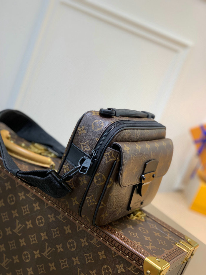 Louis Vuitton S Lock Messenger Black M45806