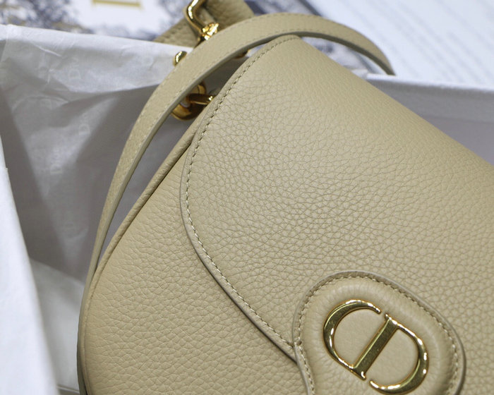 Medium Dior Grained Calfskin Bobby Bag Beige M8018