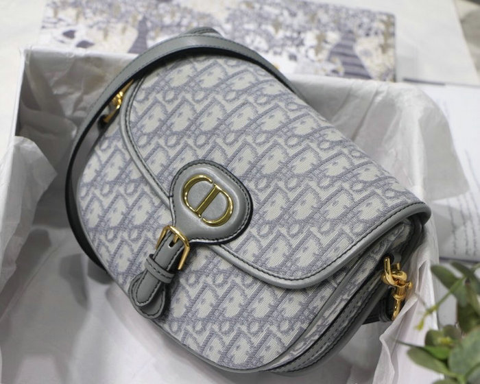 Medium Dior Oblique Jacquard Bobby Bag Grey M9319