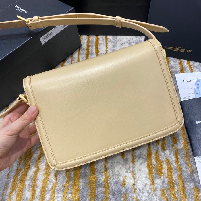 YSL Solferino Medium Satchel Beige 634305