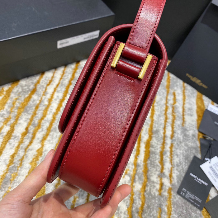 YSL Solferino Medium Satchel Red 634305